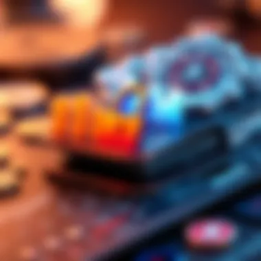 Security Features of Digital Wallets Abstract graphic highlighting security features of digital wallets
