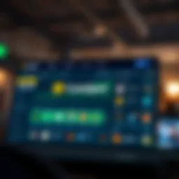 Illustration of CoinSpot's user interface showcasing various cryptocurrencies