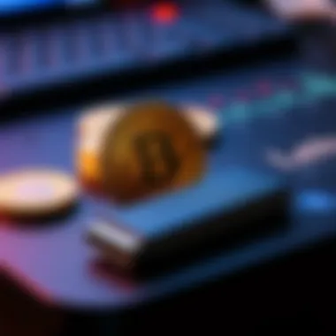 Secure Cryptocurrency Transactions with Ledger Illustration depicting secure cryptocurrency transactions using Ledger wallet