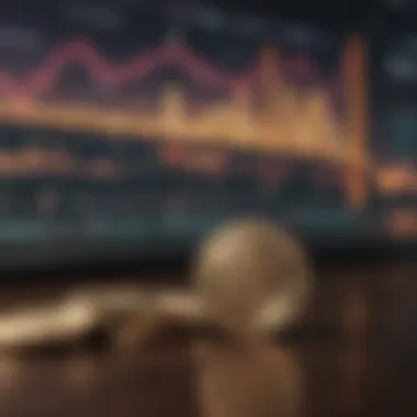 Graph showcasing staking return potential