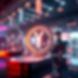 Conceptual representation of the Digital Yuan in a futuristic setting