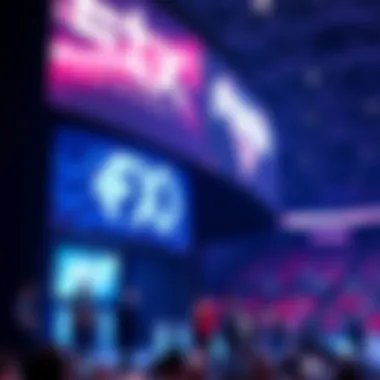 Visual representation of crypto branding showcased at FTX Arena