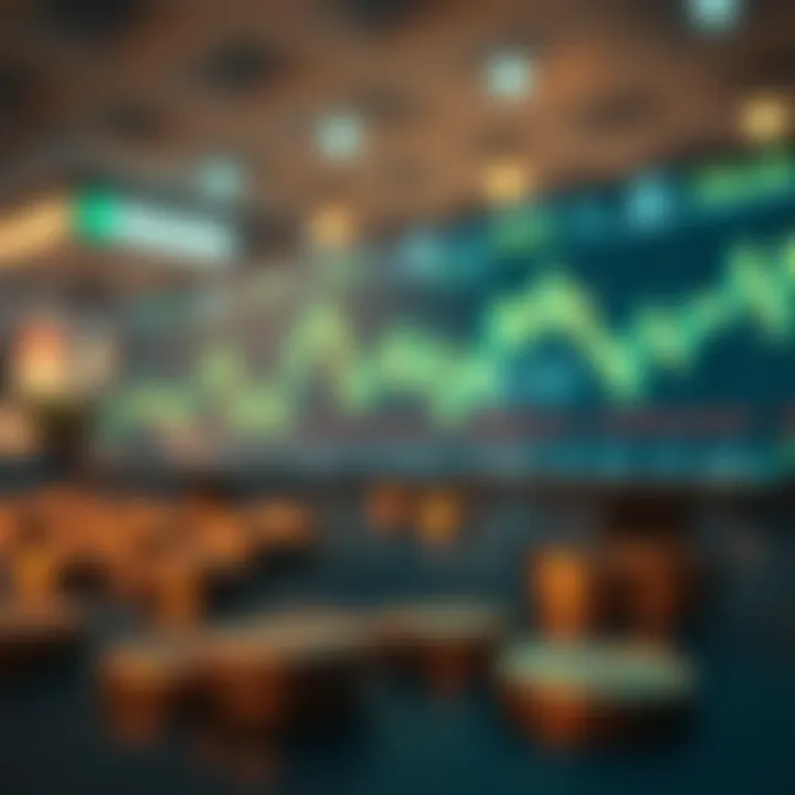 Illustration of margin trading concept