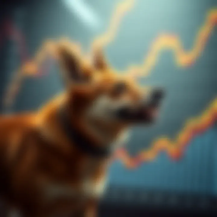 Forecast chart depicting future trends for Dog Coin